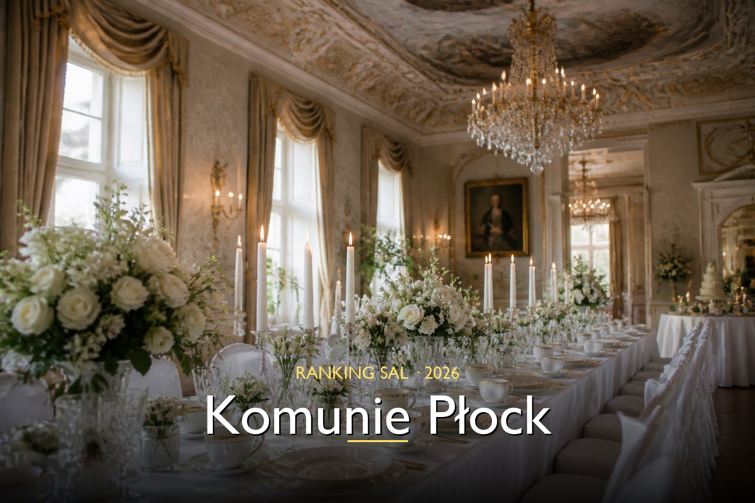 Komunie w Płocku — 5 najlepszych sal i restauracji 2026