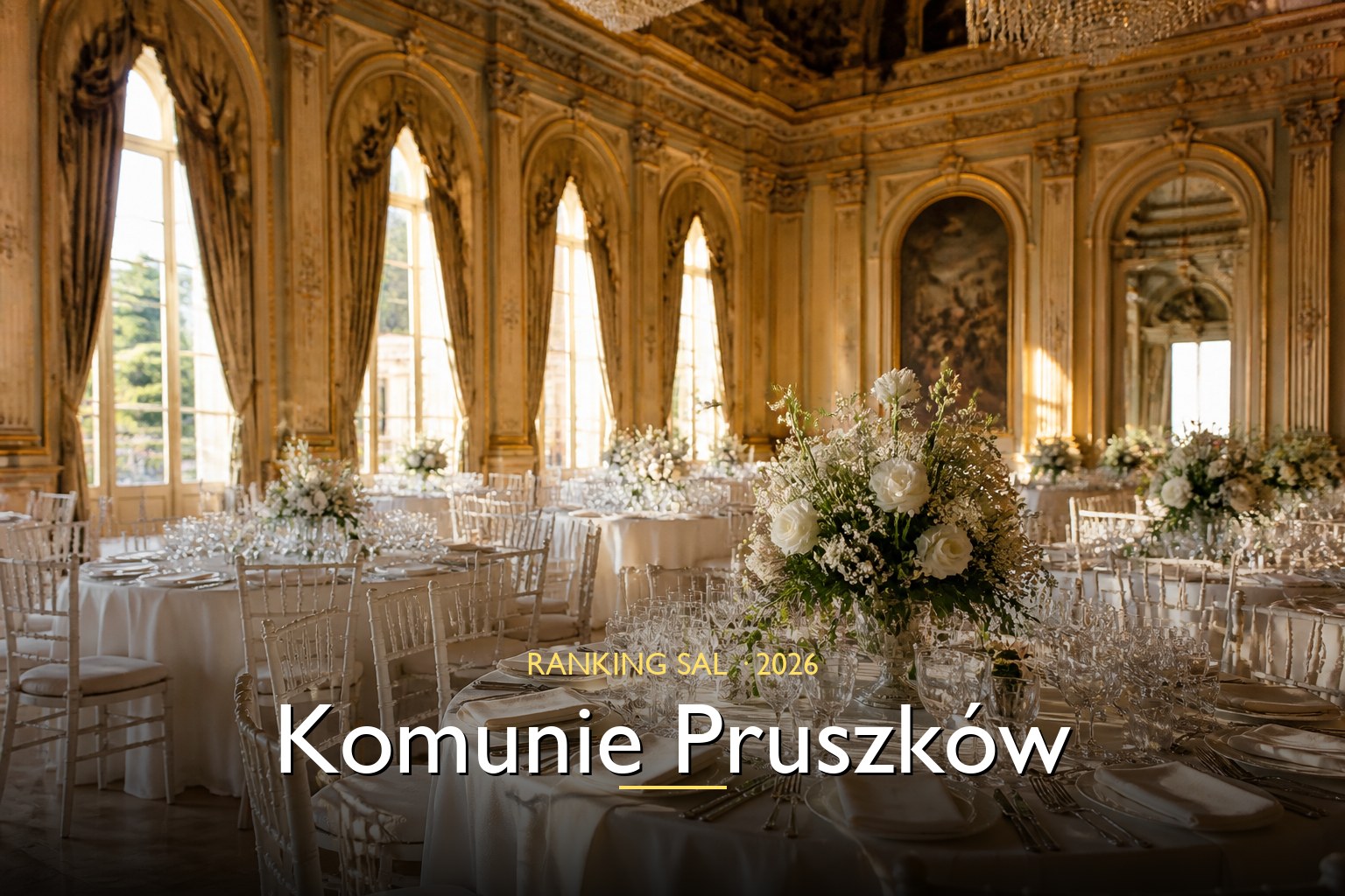 Komunie w&nbsp;Pruszkowie —&nbsp;6 najlepszych sal i&nbsp;restauracji 2026